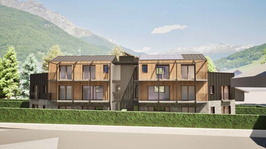 Krásné, nové apartmány v samém centru střediska Bormio
