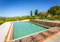 Kamenný toskánský dům s bazénem a dependance u Volterry