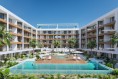 Luxusní apartmány s výhledem na moře v novém kondominiu na prodej v Olhão, Algarve.