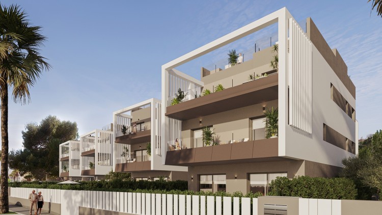 Nové apartmány 100 m od moře na prodej, Colonia de Sant Jordi, Mallorca