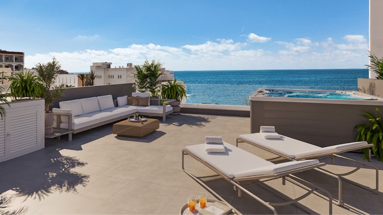 Nové apartmány 100 m od moře na prodej, Colonia de Sant Jordi, Mallorca