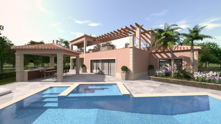 Moderní vila s bazénem nedaleko pláží i golfu na prodej, Portimão, Algarve