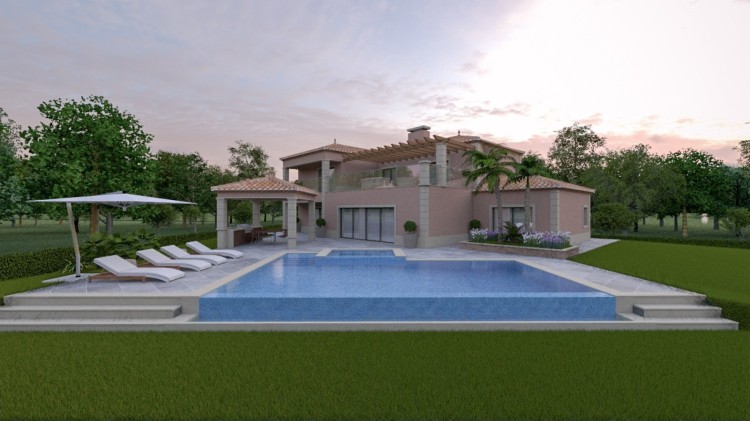 Moderní vila s bazénem nedaleko pláží i golfu na prodej, Portimão, Algarve