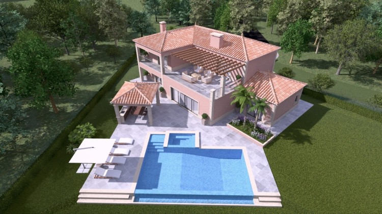 Moderní vila s bazénem nedaleko pláží i golfu na prodej, Portimão, Algarve