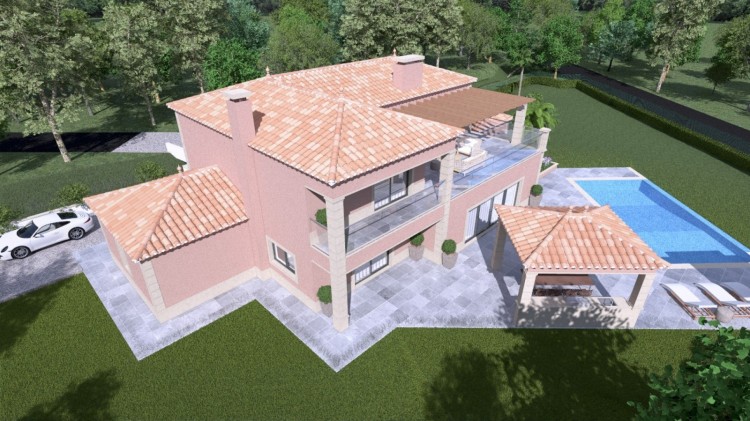 Moderní vila s bazénem nedaleko pláží i golfu na prodej, Portimão, Algarve