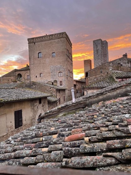 Exkluzivní byt v historickém centru San Gimignano s nádherným panoramatickým výhledem