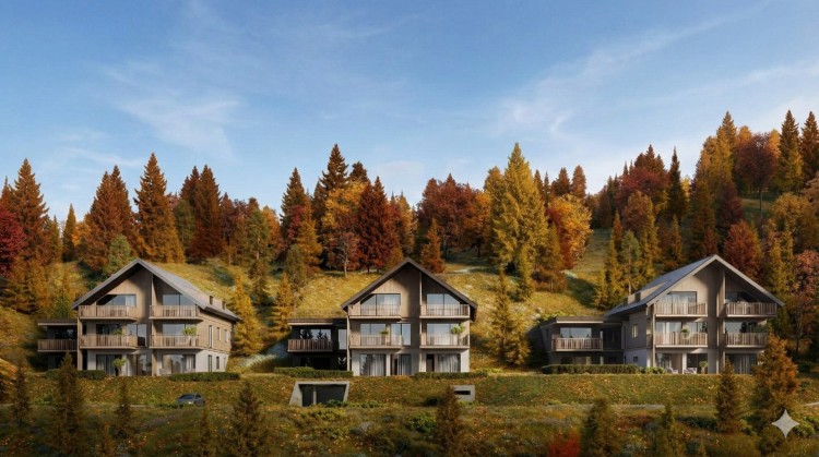 Nové byty na sjezdovce v Korutanech na prodej, Hochrindl