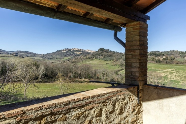 Panoramatický dům s výhledem na Montepulciano