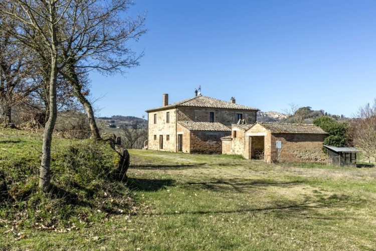 Panoramatický dům s výhledem na Montepulciano