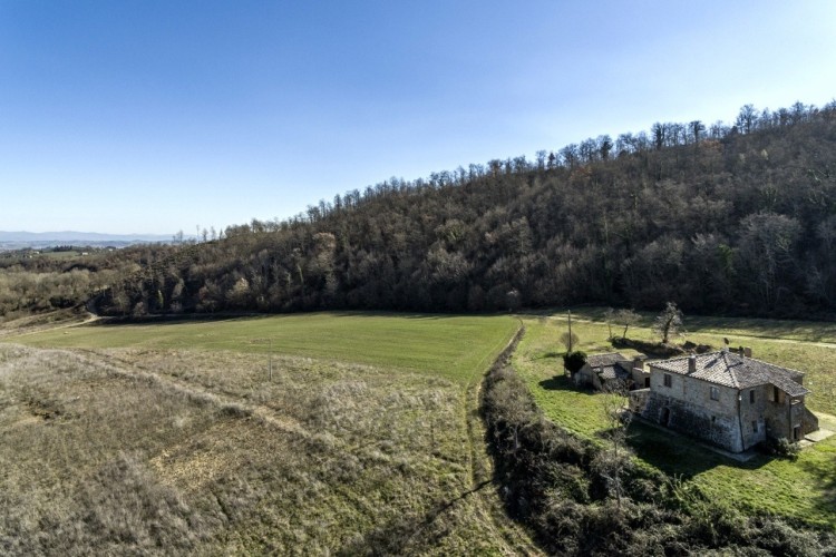 Panoramatický dům s výhledem na Montepulciano