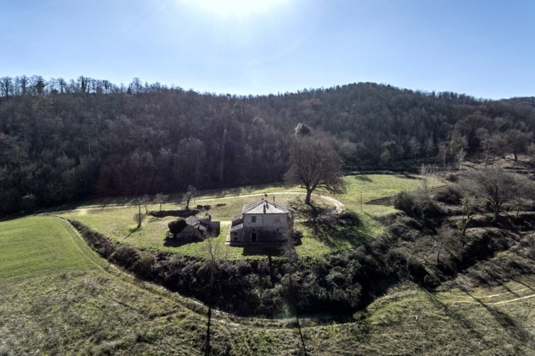 Panoramatický dům s výhledem na Montepulciano