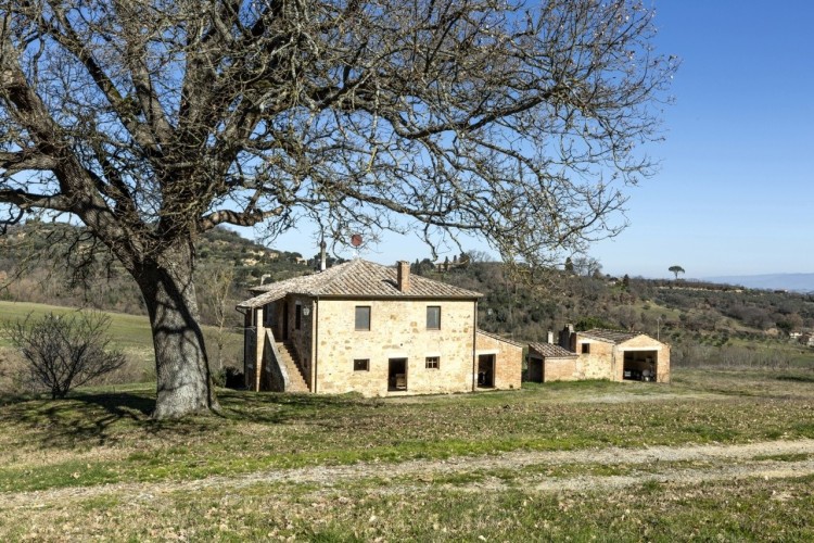 Panoramatický dům s výhledem na Montepulciano