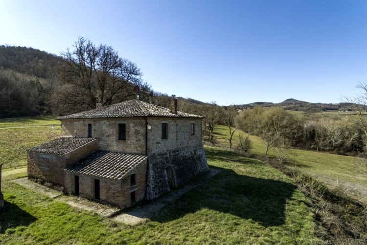 Panoramatický dům s výhledem na Montepulciano