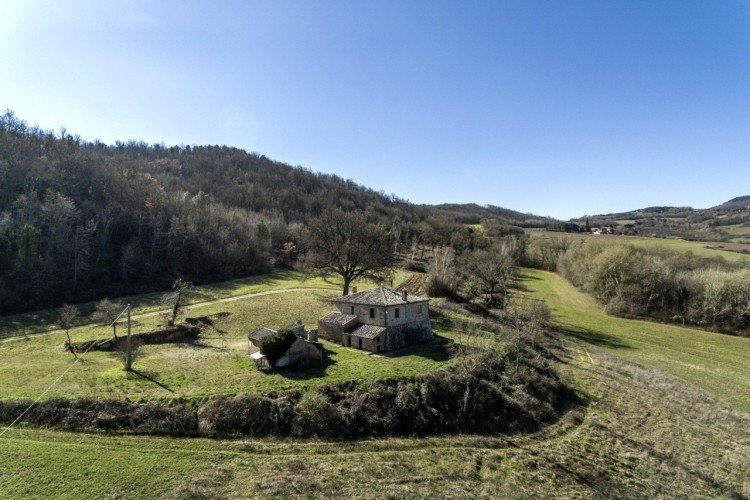 Panoramatický dům s výhledem na Montepulciano