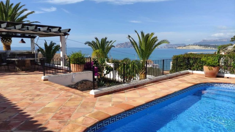 Vila na prodej s výhledem na moře, Moraira