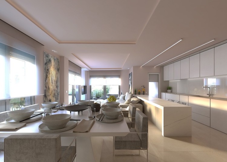 Luxusní apartmány a penthousy 350 m od moře ve Fuengirole