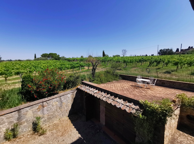 Kamenný dům u San Gimignana