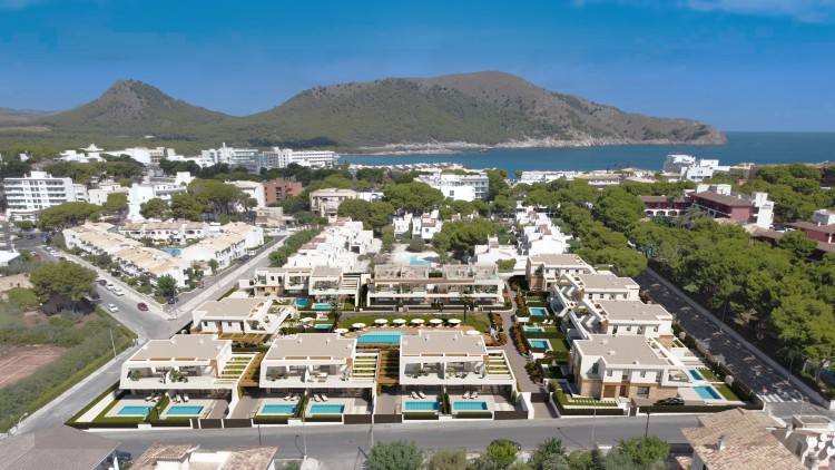 Nové luxusní vily a bungalovy na pobřeží, Cala Ratjada, Mallorca