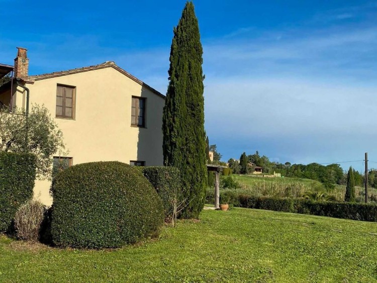 Půvabný statek s vinicemi a olivami na prodej, Montescudaio