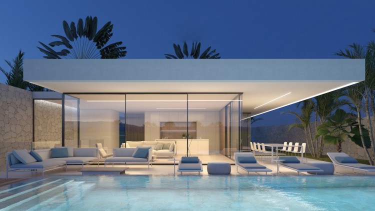 Nová luxusní vila s bazénem na prodej, Abama golf, Tenerife