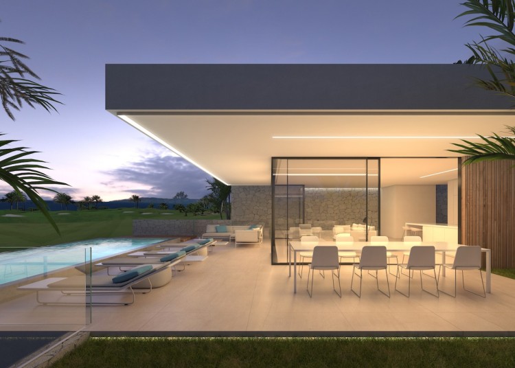 Nová luxusní vila s bazénem na prodej, Abama golf, Tenerife