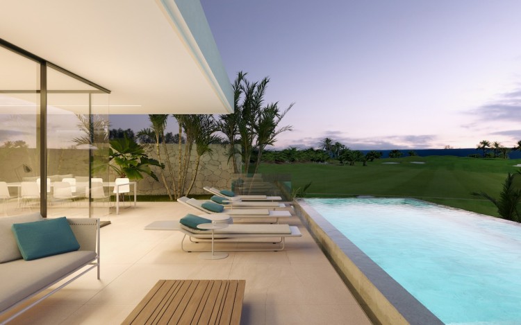 Nová luxusní vila s bazénem na prodej, Abama golf, Tenerife