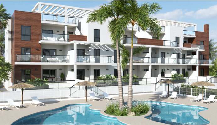 Nové apartmány blízko pláže na Costa Blanca