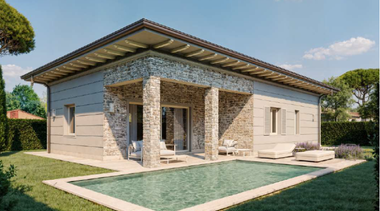 Nové vily na prodej blízko pláže v Marina di Pietrasanta