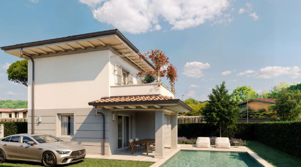 Nové vily na prodej blízko pláže v Marina di Pietrasanta