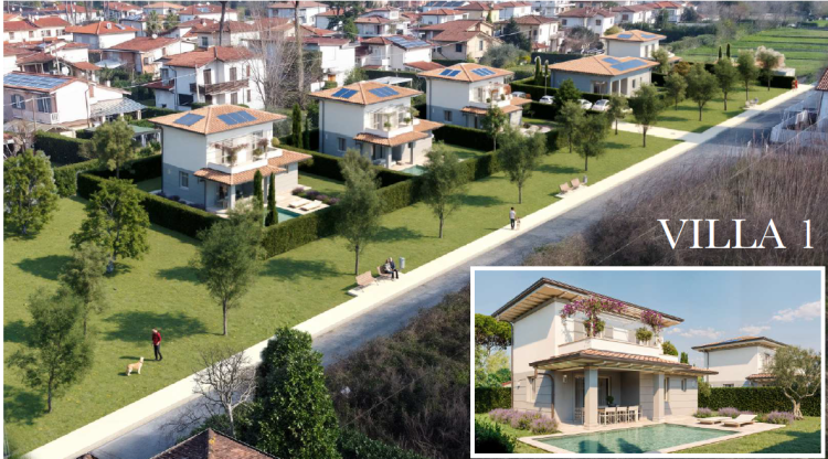 Nové vily na prodej blízko pláže v Marina di Pietrasanta