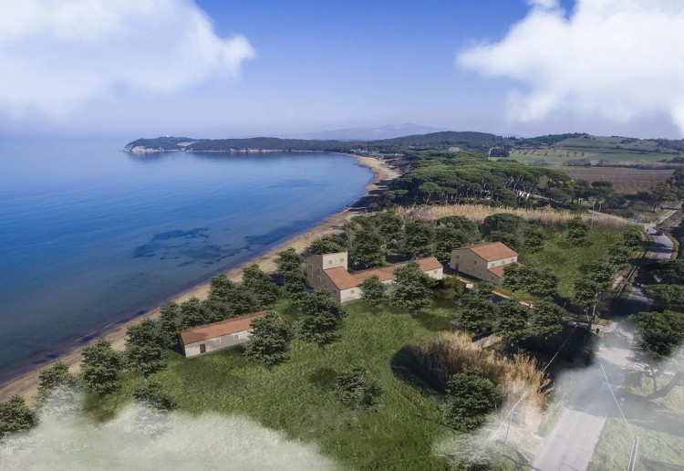Luxusní nemovitost u pláže Baratti nedaleko Bolgheri na prodej