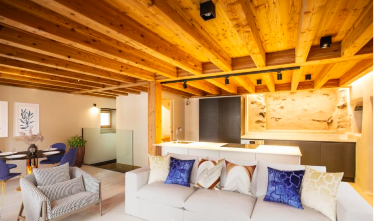 Moderní alpské apartmány 20min od lanovky v oblasti Zermatt