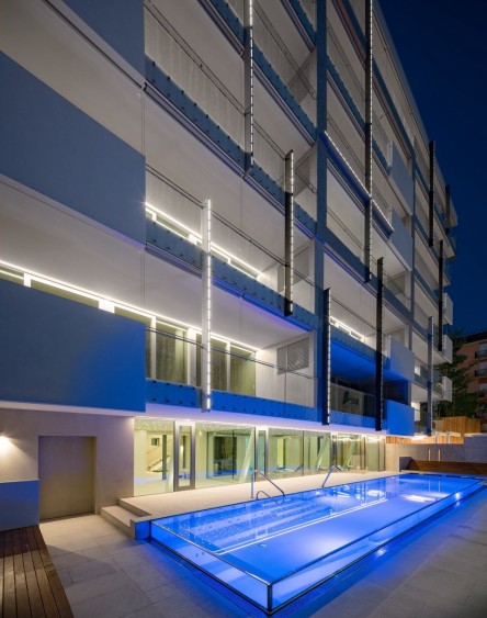 Designový apartmán v rezortu s bazénem v Lido di Jesolo