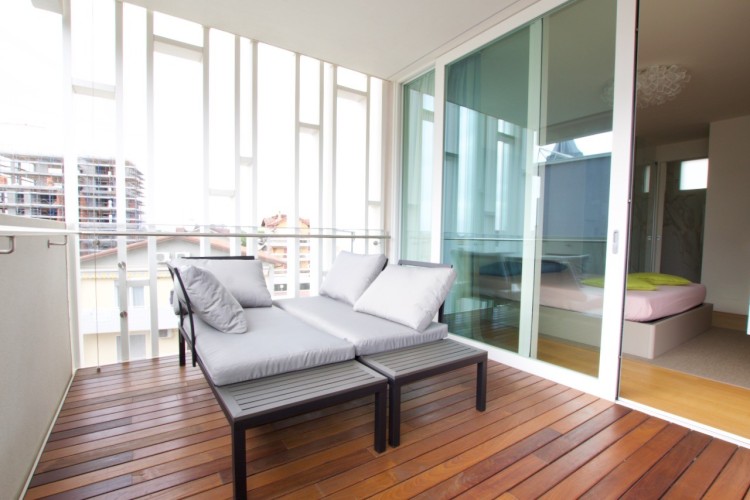 Designový apartmán v rezortu s bazénem v Lido di Jesolo