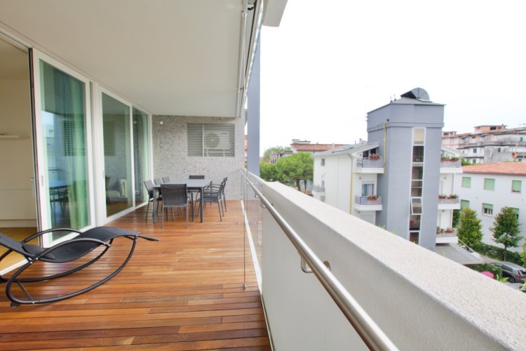 Designový apartmán v rezortu s bazénem v Lido di Jesolo
