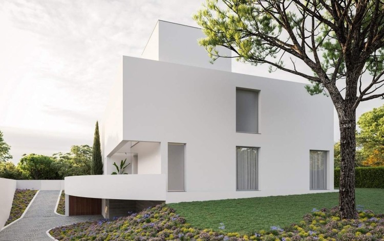 Moderní vila s bazénem nedaleko pláží na prodej, Lagos, Algarve