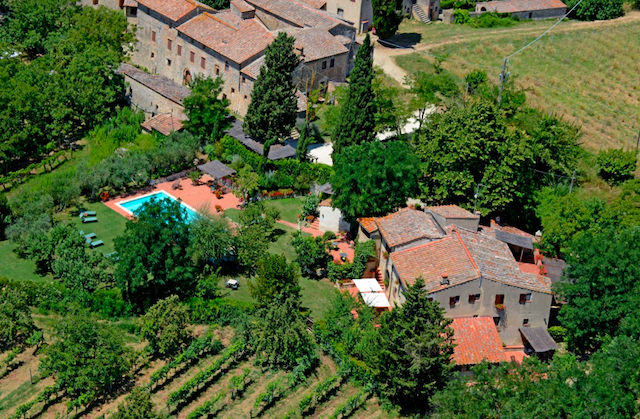 Toskánský statek u San Gimignana s možností provozu B&B