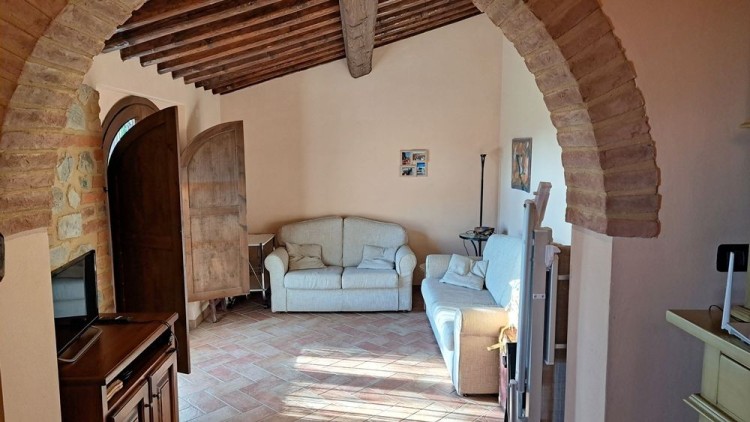 Apartmán v kamenné rezidenci s bazénem, Toskánsko