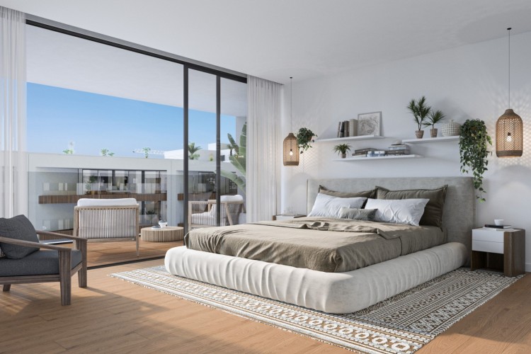 Luxusní apartmány s výhledem na moře v novém kondominiu na prodej v Olhão, Algarve.