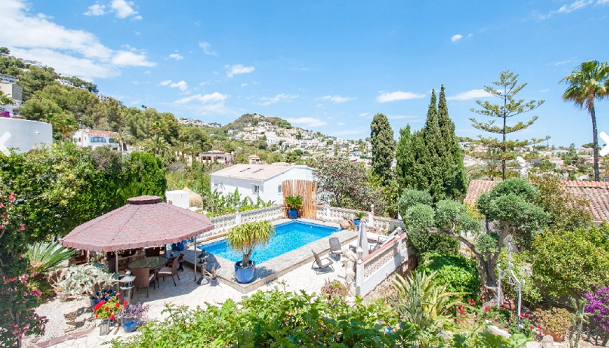 Vila s bazénem na prodej, Benissa