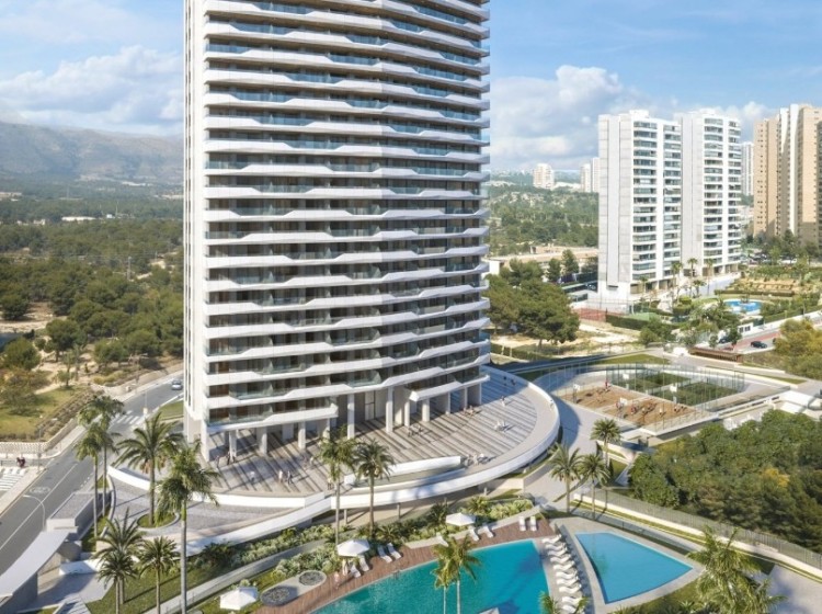 Luxusní apartmán s výhledem na moře v Benidorm