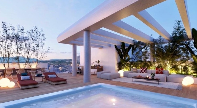 Luxusní apartmán s výhledem na moře v Benidorm