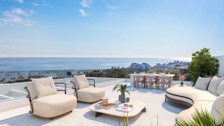 Nové luxusní apartmány 250 m od pláže, Estepona, Costa del Sol