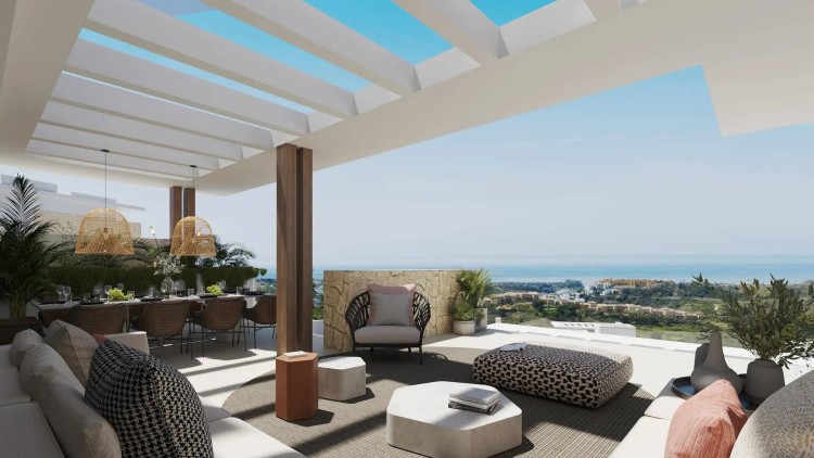 Nové apartmány s výhledem na moře, Estepona, Costa del Sol