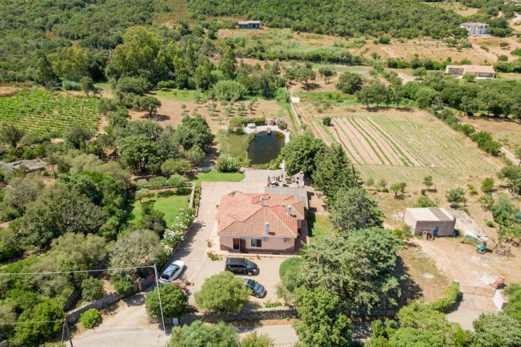 Malebná vila s jezerem v San Panteleo