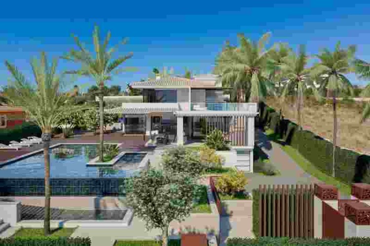 Nová luxusní vila blízko pláže i golfu na prodej, Lagos, Algarve