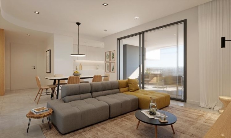 Nové apartmány 300m od pláže, s bazénem a posilovnou na prodej, Porto de Mos, Algarve