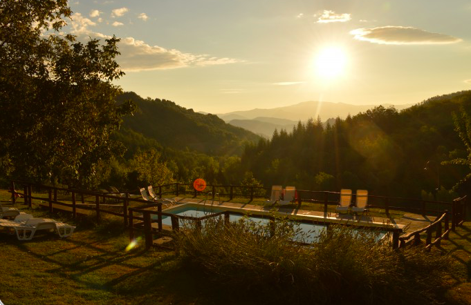 Idylické agriturismo v blízkosti Caprese Michelangelo