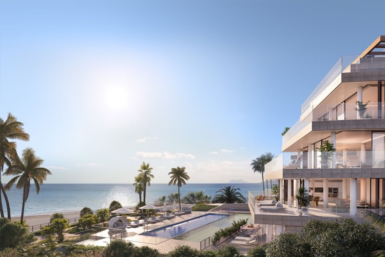 Dva nové apartmány v rezidenčním komplexu na pláži v Esteponě