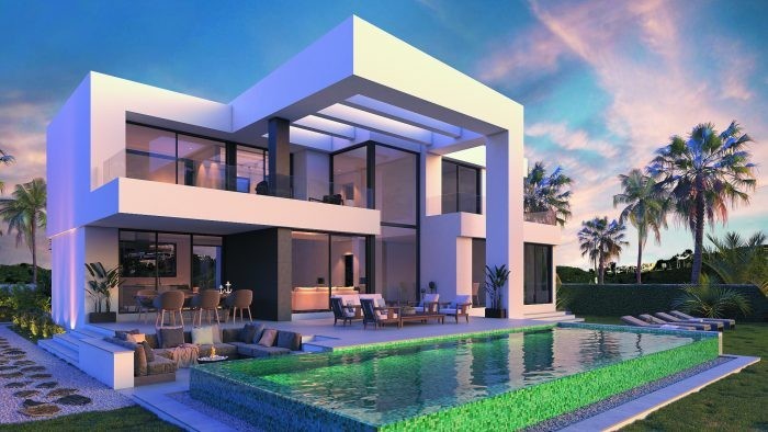 Nový projekt moderních domů v Malaze